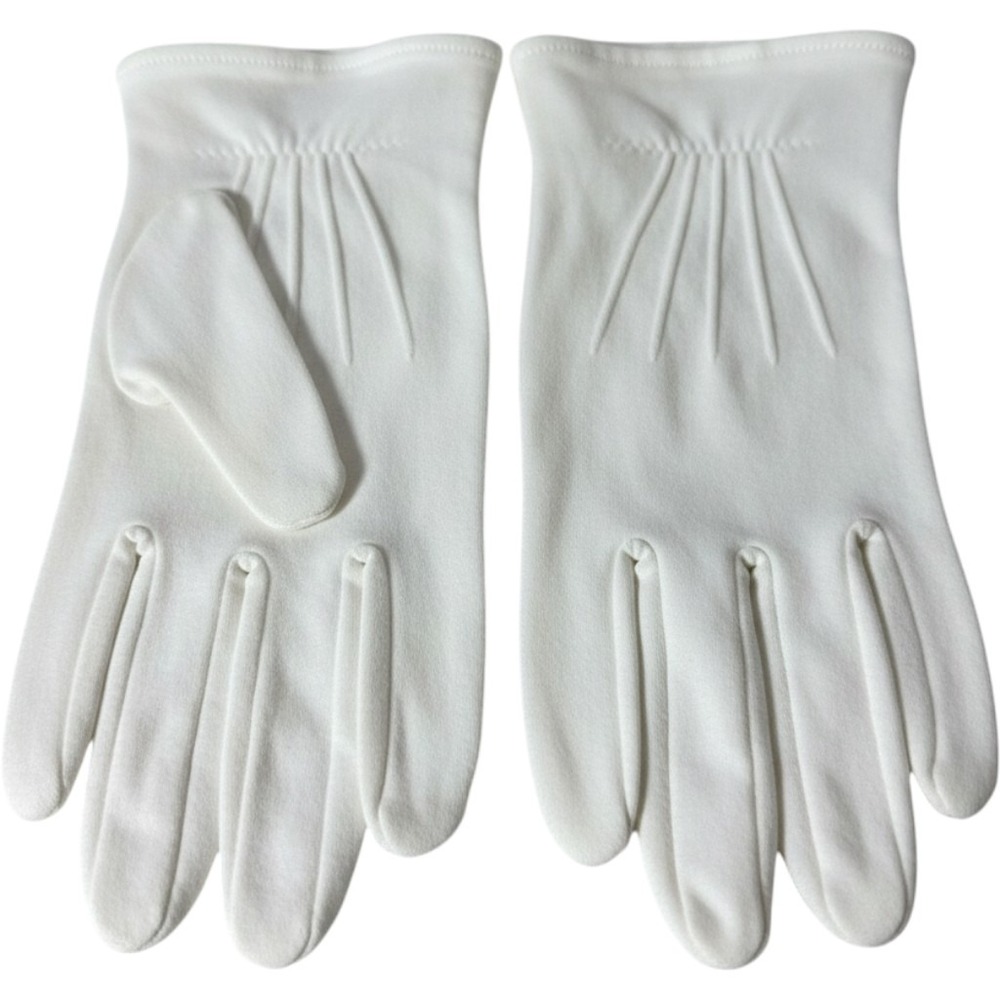 Propper International Men's Dress Gloves Medium White 100% Cotton Cloth Military